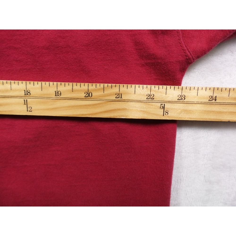 Vintage Robert Bruce Shirt Mens Size Large Red Colorblock Polo Long Sleeve - Picture 9 of 12
